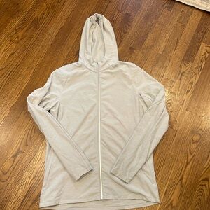 Lululemon Men’ Large Full Zip Hoodie grey